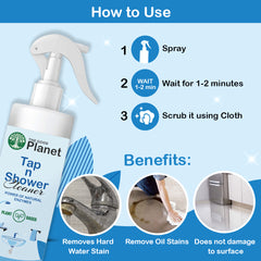 Tap & Shower Cleaner for Sparkling Shine, 300ml