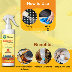 Kitchen Cleaner for spotless shiny kitchen (Pack of 2 ) 300ml + 300 ml